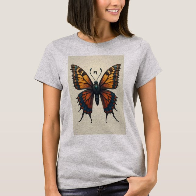 Camiseta butterflies (Anverso)
