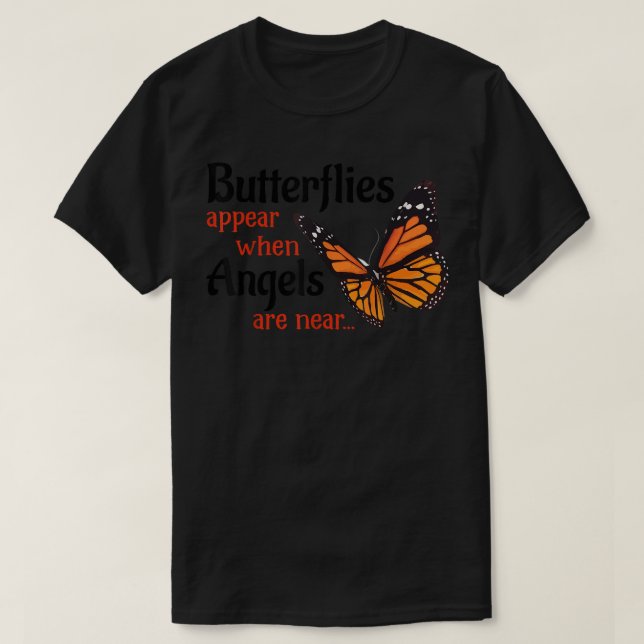 Camiseta Butterflies Angels Autumn Mandala  (Diseño del anverso)