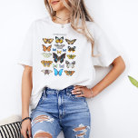 Camiseta Butterflies Vintage Lepidopterology Science<br><div class="desc">La ciencia de la lepidopterología de mariposa estética inspiró el diseño gráfico. ¡Perfecto amante de las mariposas!</div>