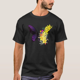 Camiseta Butterflower chrysanthemums and butterfly