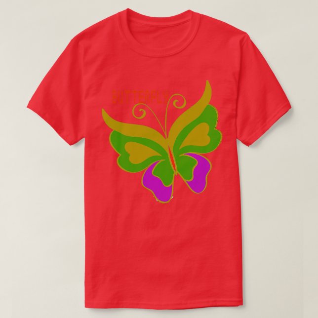 Camiseta Butterfly12  (Diseño del anverso)