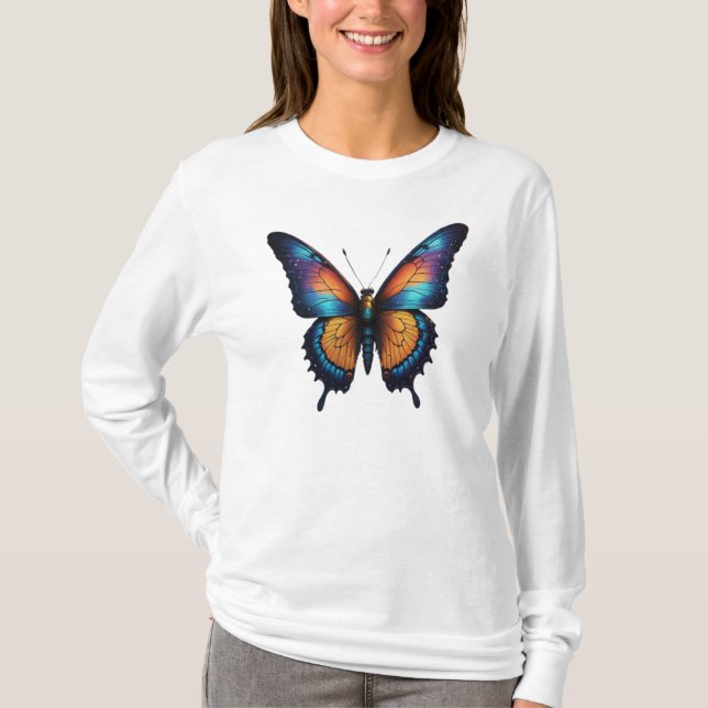 Camiseta butterfly art (Anverso)