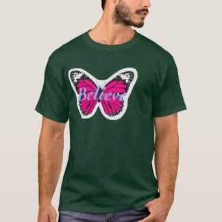 Camiseta Butterfly Believe Pegatina