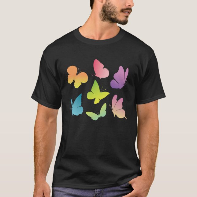 Camiseta Butterfly Collection Just A Girl Who Loves Butterf (Anverso)