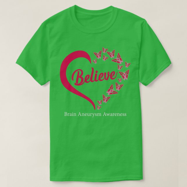 Camiseta Butterfly cree que la cinta de la campaña de sensi (Diseño del anverso)