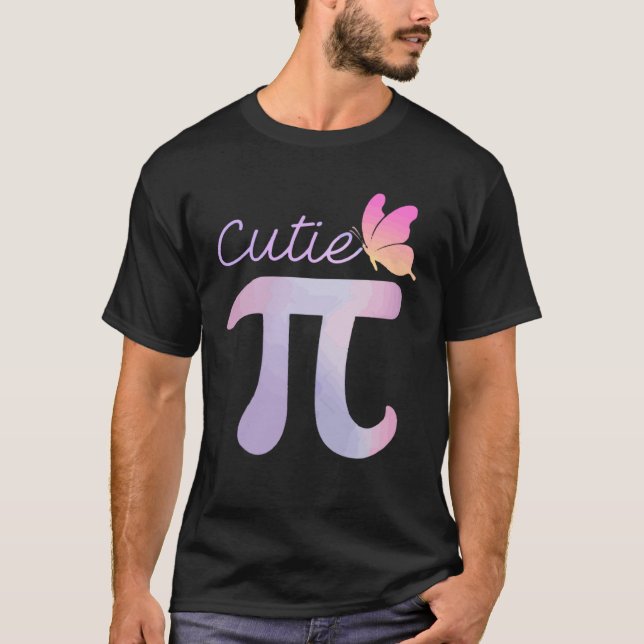 Camiseta Butterfly Cutie Pie National Pi Day Pi Symbol Math (Anverso)