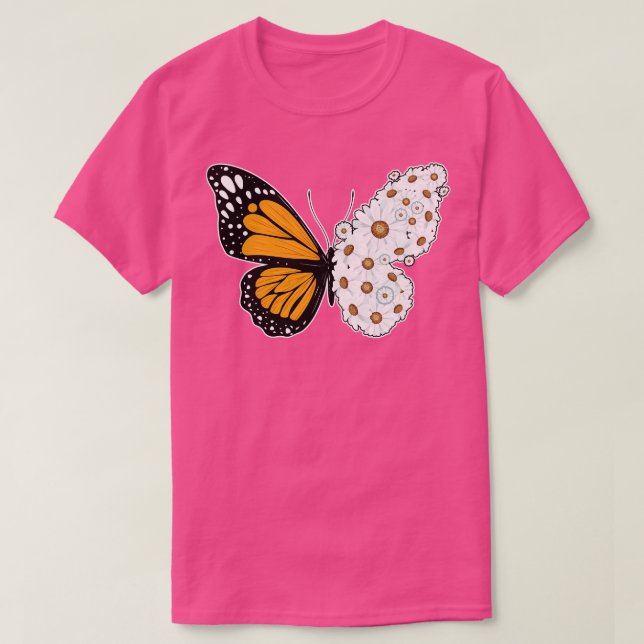 Camiseta Butterfly Daisy (Diseño del anverso)