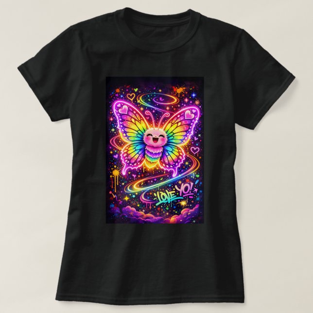 Camiseta Butterfly de Butterfly Tees Co. 0047739 (Diseño del anverso)