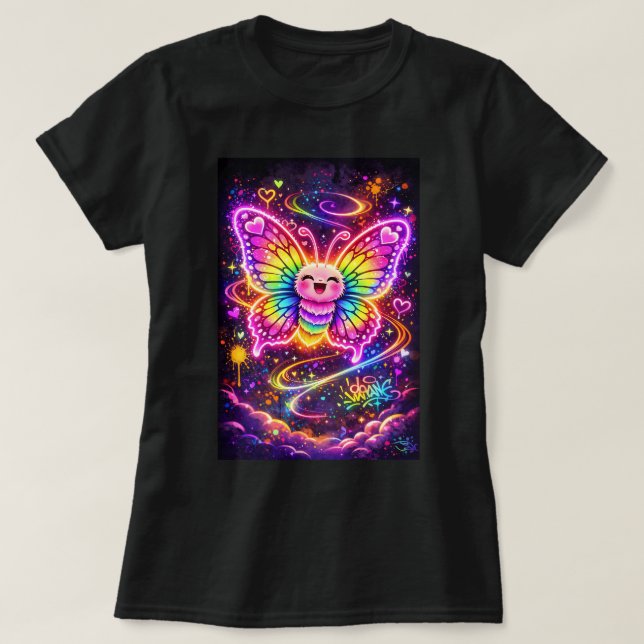 Camiseta Butterfly de Butterfly Tees Co. 0047740 (Diseño del anverso)