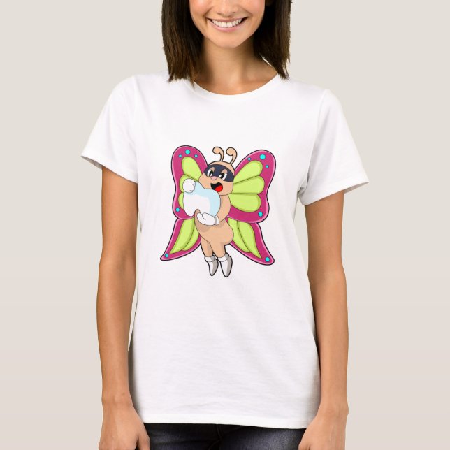 Camiseta Butterfly Dentist Teeth (Anverso)