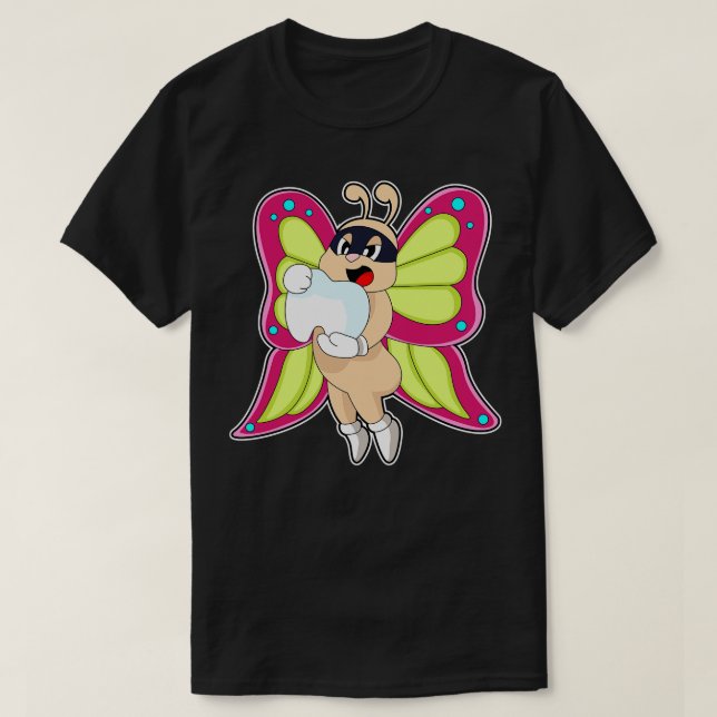 Camiseta Butterfly Dentist Teeth (Diseño del anverso)