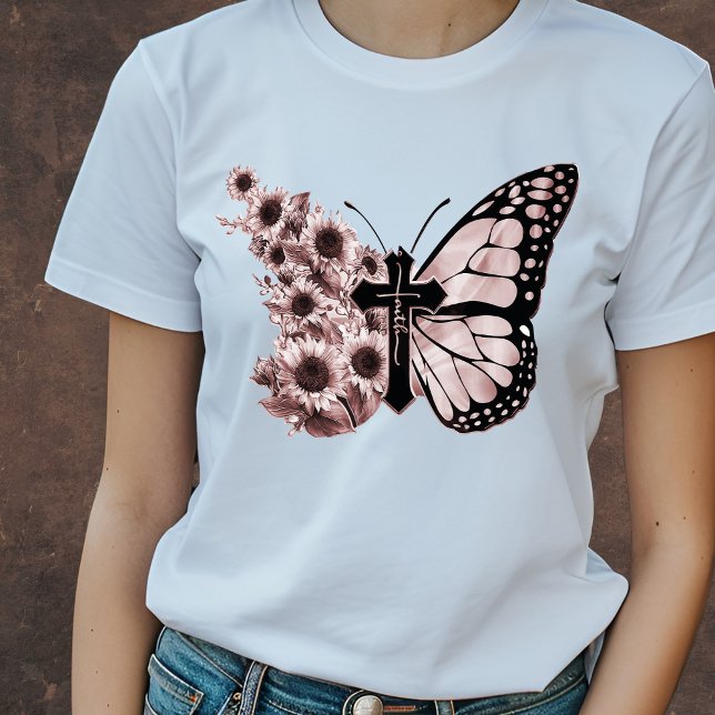 Camiseta Butterfly Faith | Camiseta cristiana (Subido por el creador)