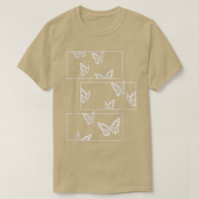 Camiseta Butterfly Grunge Fairycore Aesthetic Goth  (Diseño del anverso)