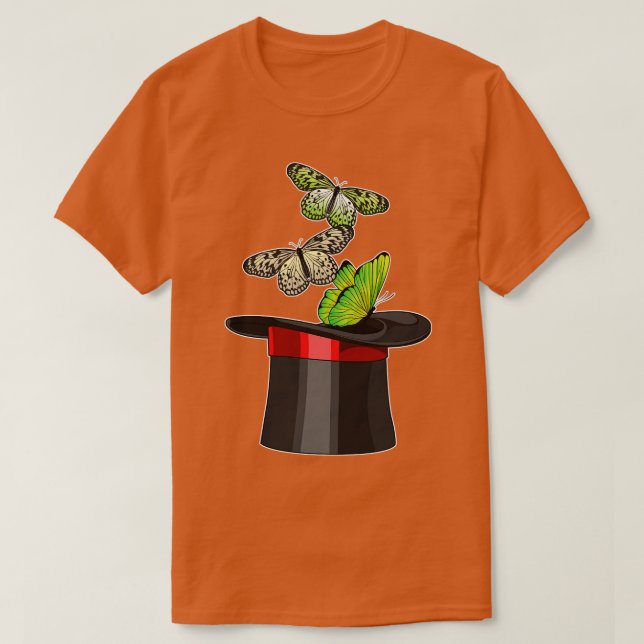 Camiseta Butterfly Magician Cylinder (Diseño del anverso)