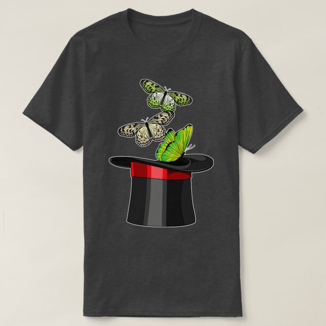 Camiseta Butterfly Magician Cylinder (Diseño del anverso)