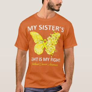 Camiseta Butterfly My Sister's Fight is My Fight Childhood 