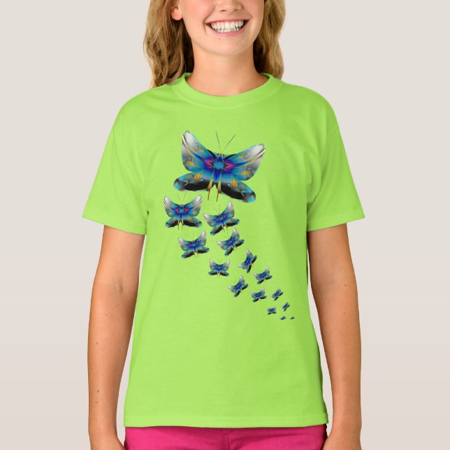 Camiseta Butterfly Parade - Color in Motion (Anverso)