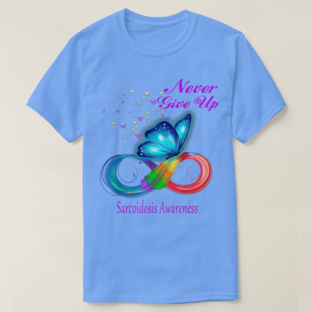 Camiseta Butterfly Sarcoidosis Awareness  (Diseño del anverso)