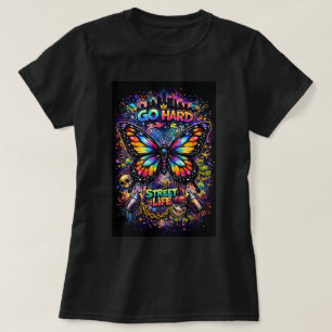 Camiseta Butterfly Tees Co Graffiti Butterfly 0047