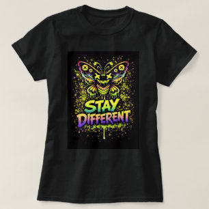 Camiseta Butterfly Tees Co. Mantén diferente 0047753