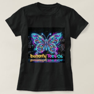 Camiseta Butterfly Tees Co. Neon Butterfly 0047804