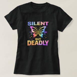 Camiseta Butterfly Tees Co. Silent But Deadly 0047726