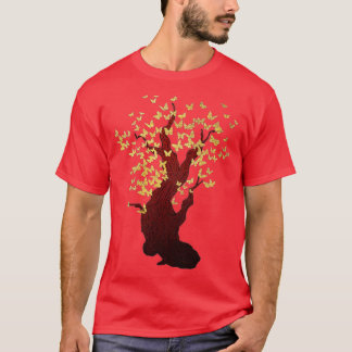 Camiseta Butterfly Tree Beautiful Animal Butterflies Tree N