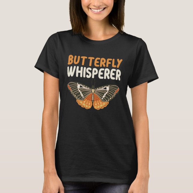 Camiseta Butterfly Whisperer Insect Entomology Future Entom (Anverso)