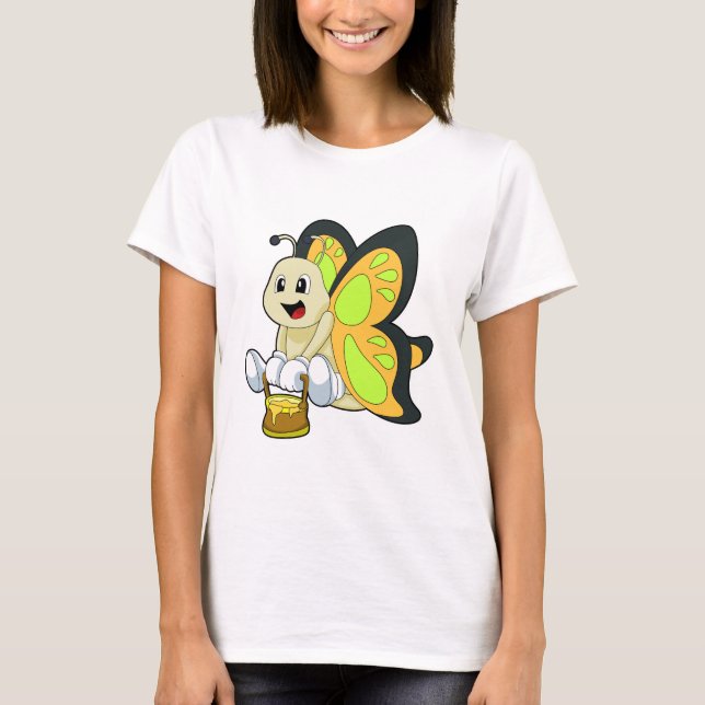 Camiseta Butterfly with Honey (Anverso)