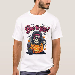 Camiseta Buu para ti calabaza de esqueleto de Halloween