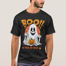 Camiseta ¡Buu! Truco o trato de Halloween fantasma