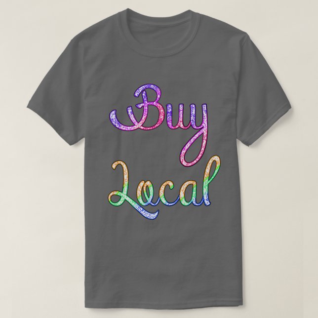 Camiseta Buy Local Farmers Professional Vegan Powerlift No  (Diseño del anverso)
