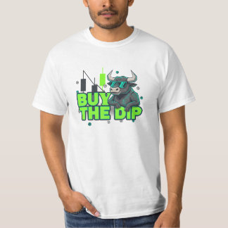 Camiseta Buy The Dip Crypto Bull