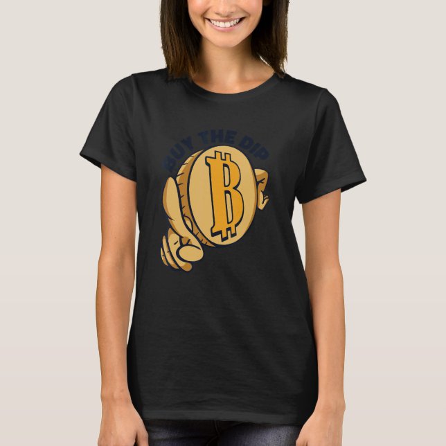 Camiseta Buy The Dip Crypto Currency Blockchain Bitcoin (Anverso)