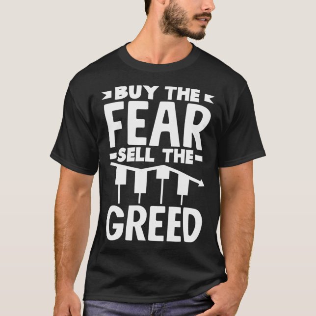 Camiseta Buy The Fear Sell The Greed Investor Day (Anverso)