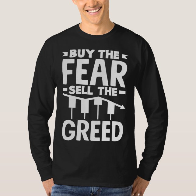 Camiseta Buy The Fear Sell The Greed Investor Day (Anverso)