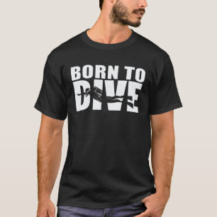 Camiseta Buzo de buceo Nacido para bucear