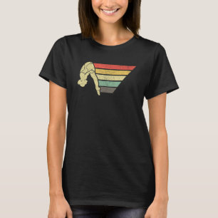 Camiseta Buzo de Plataforma Retro Salto de Trampolín Vint