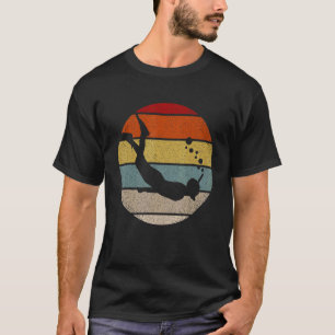 Camiseta Buzo de Snorkel Gráfico Retro Buceo