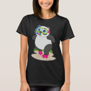 Camiseta Buzo de Snorkel Panda Buceo