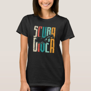 Camiseta Buzo Máscara De Buceo Scuba Subacuático Maestro Bu