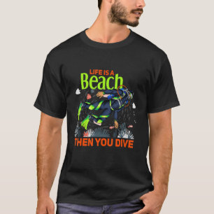 Camiseta buzo nadador biólogo marino diciendo diseño
