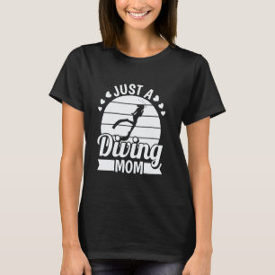 Camiseta Buzo Scuba - Buceo Snorkel Solo Una Mamá Buceadora