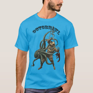 Camiseta Buzo vintage con un pulpo y una langosta URM