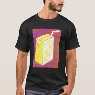 Camiseta Buzón de jugo de plátano colorido ruidoso vaporwav