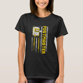 Camiseta Buzón del Jefe de Correos Letras Diseño Estrellas 