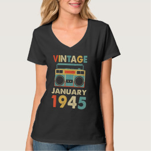 Camiseta Buzón escolar antiguo de Retro 80, enero de 1945