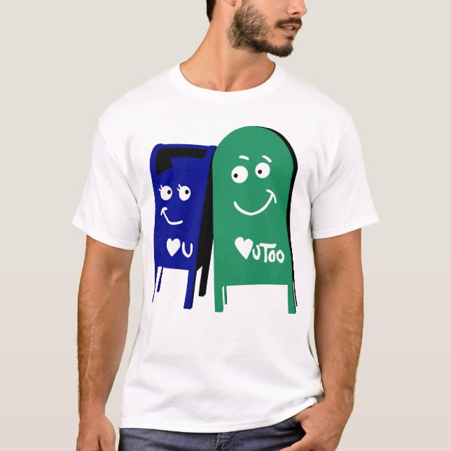 Camiseta buzones de Denver te quiero (Anverso)