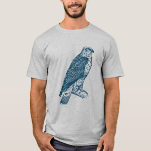 Camiseta Buzzard - Azul oceánico