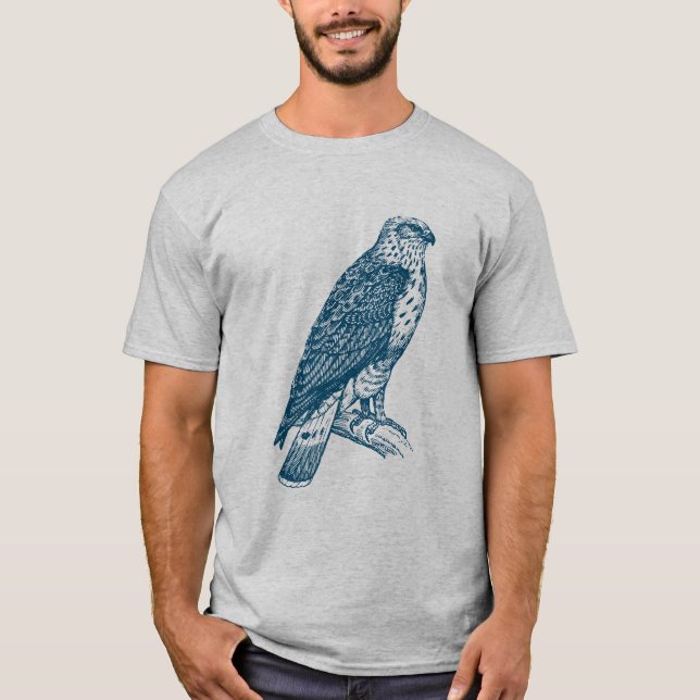 Camiseta Buzzard - Azul oceánico (Anverso)